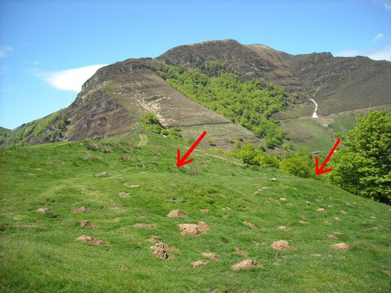 Ugatze  etxola hondoak