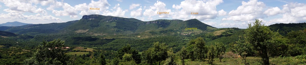 Labiako mendilerroa ipar-ekialdetik