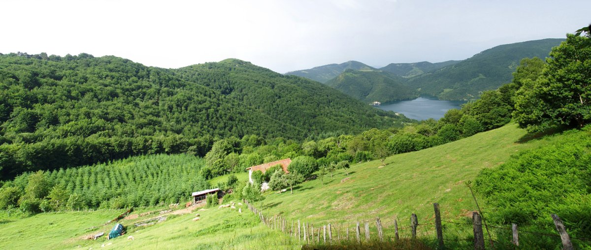 Azegi eta Eugi Gurutxaga lepotik