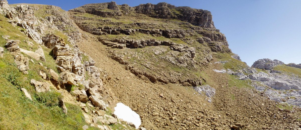 Hego-mendebaldetik ikusita