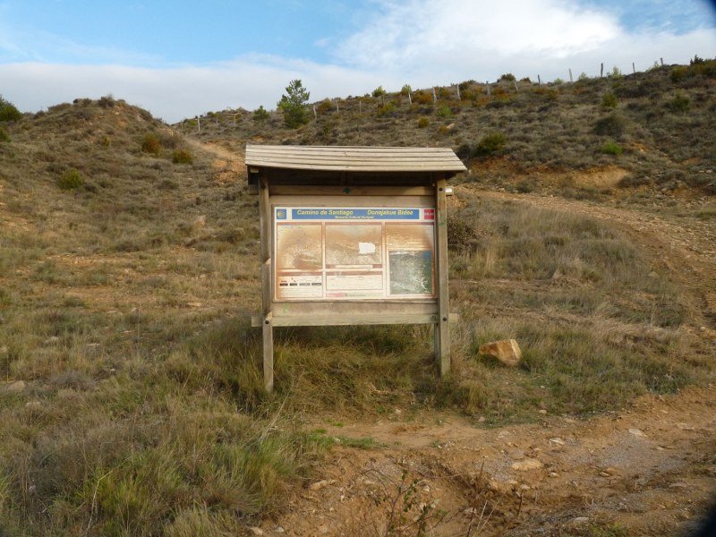 Done Jakue bideko adierazgarria Oibarko mendatean