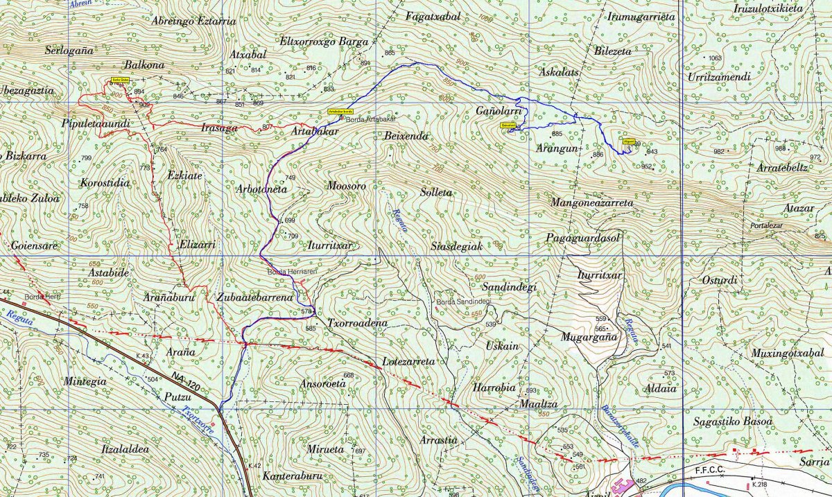 Serlo Gaina, Algorri eta Gainolarri