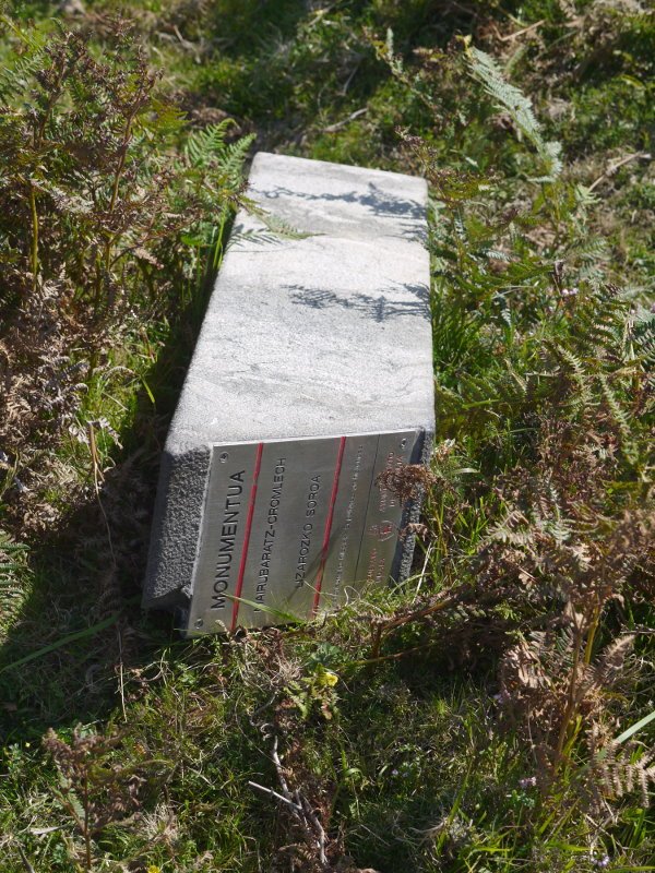 Seinaleetako bat, lurretik aterata