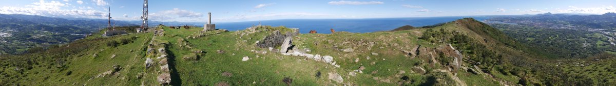 Jaizkibel, tontorreko panoramika