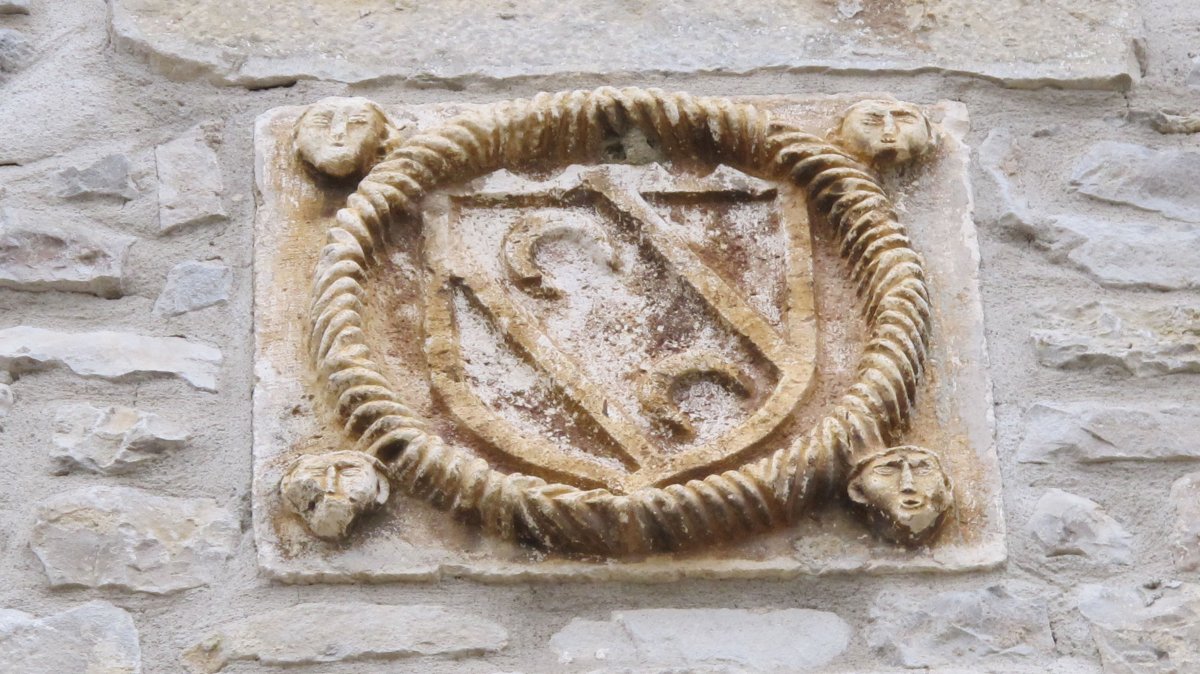 Guillerminaren etxeko armarria, Atondo-Itza