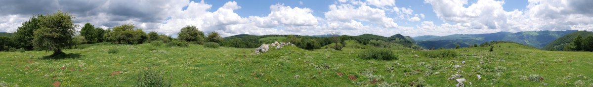 Akordategaña tontorreko panoramika