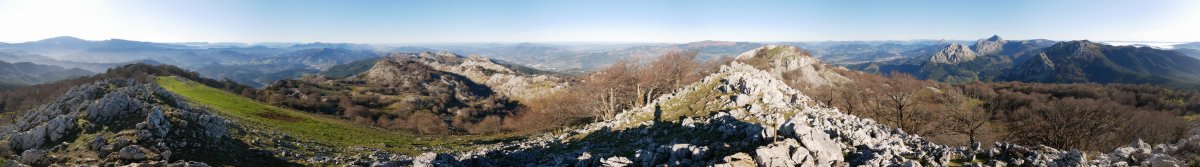 Tontorretik 360ºtako ikuspegia