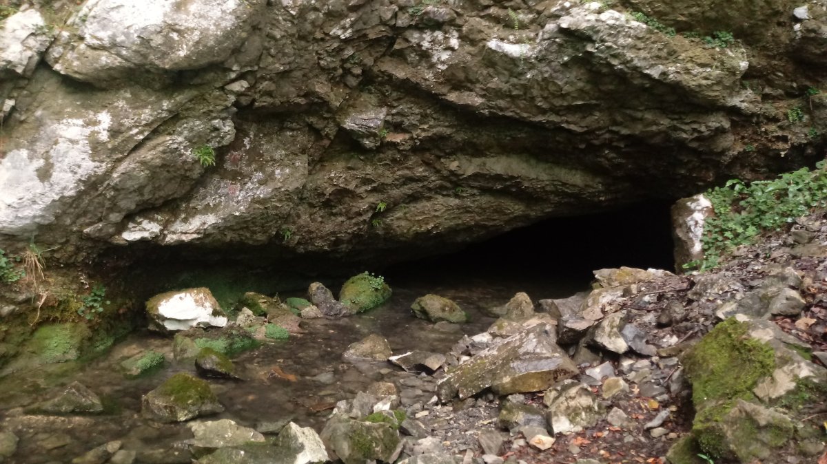 Biduze txikia iturburu haitzuloa