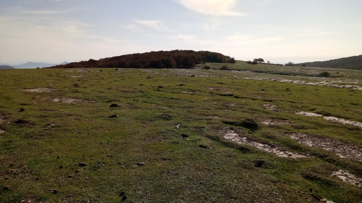 Zurlotz (1224m) tontorraldera hurbiltzen