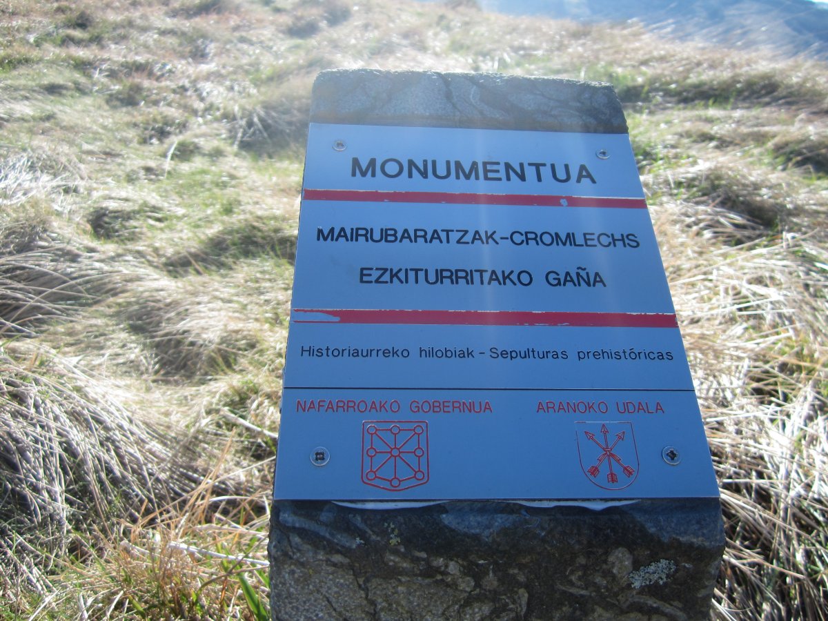 Cromlechs Ezkiturritako Gaña (Marzo 2014)