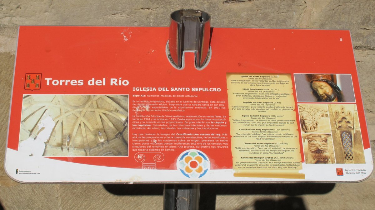 Santo Sepulcro eliza, Torres del Rio