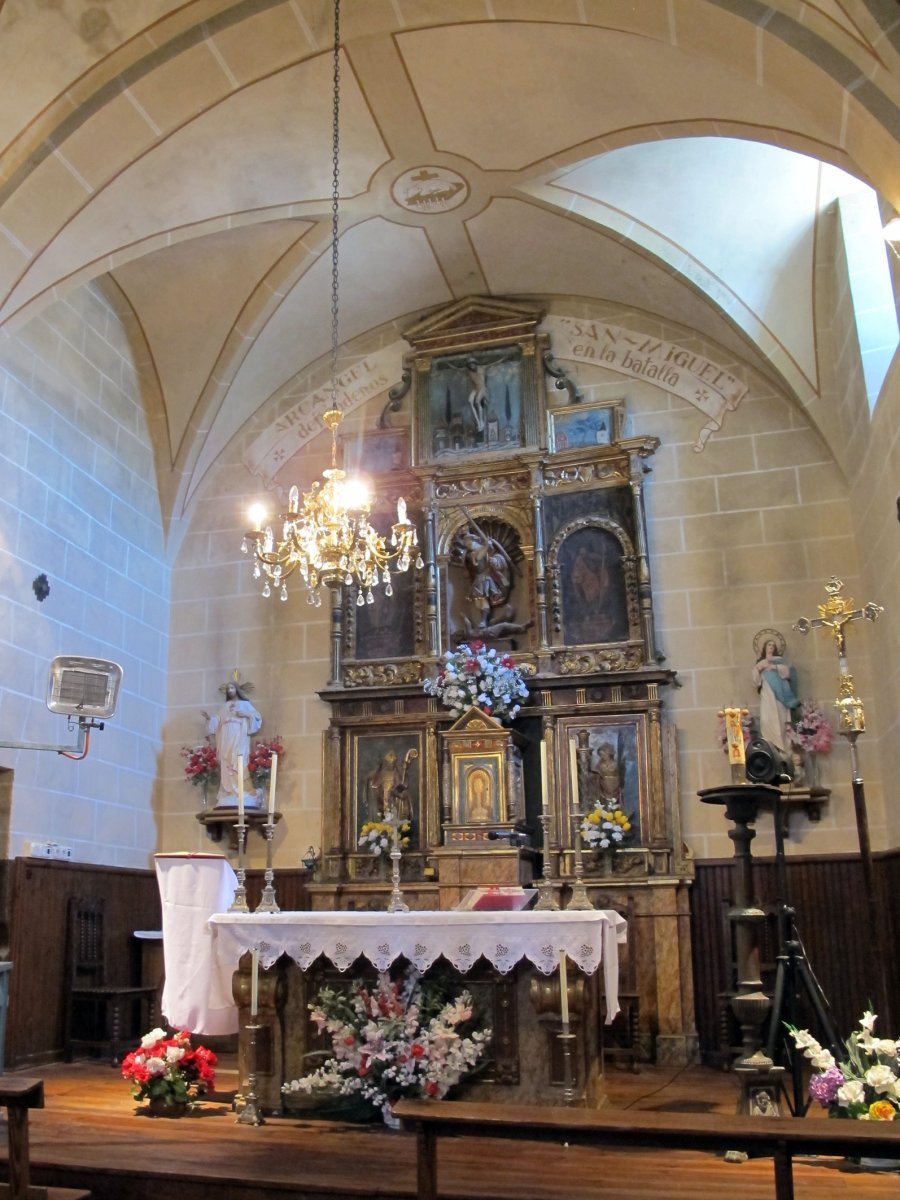 San Migel eliza, Eritzegoiti-Atetz