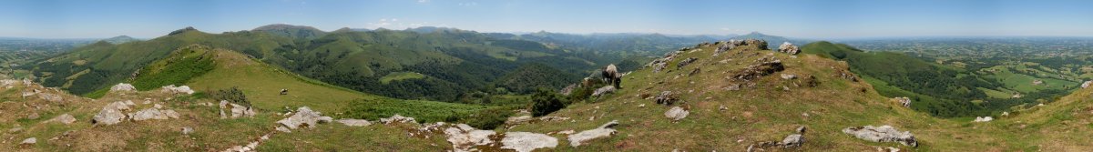 Soporroko tontorretik 360ºtako ikuspegia