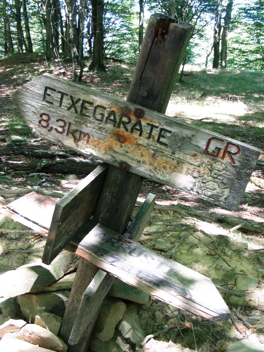 Etxegarate eta Lizarrustirako bideak