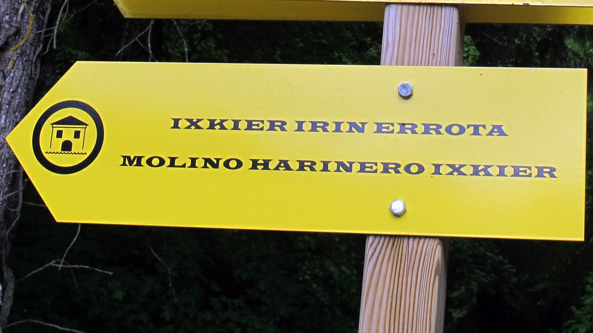 Izkier errota, Mugiro-Larraun