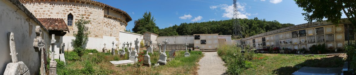 Larreko Andra Maria ermita, Antoñana: aldameneko hilerria