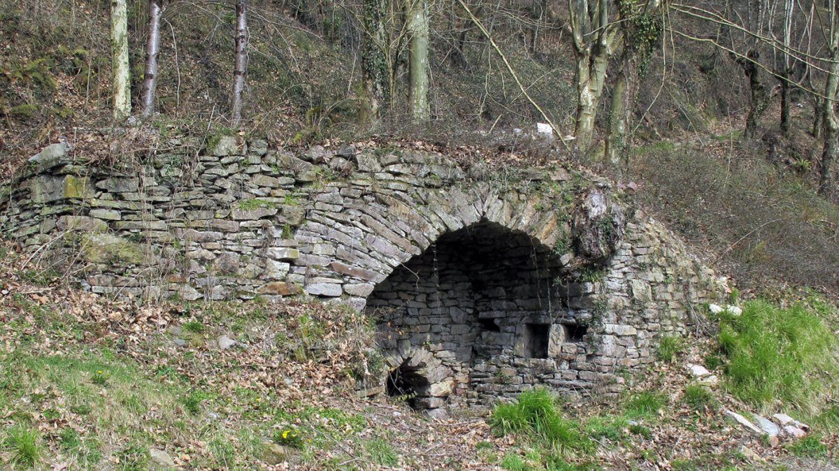 Karobia errepide bazterrean, Zubieta