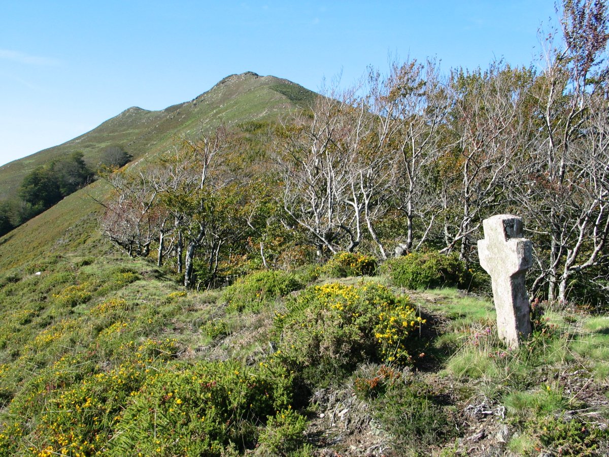 Harrizko gurutzea, Oltzorrotz eta Ekaitza arteko bizkarrean