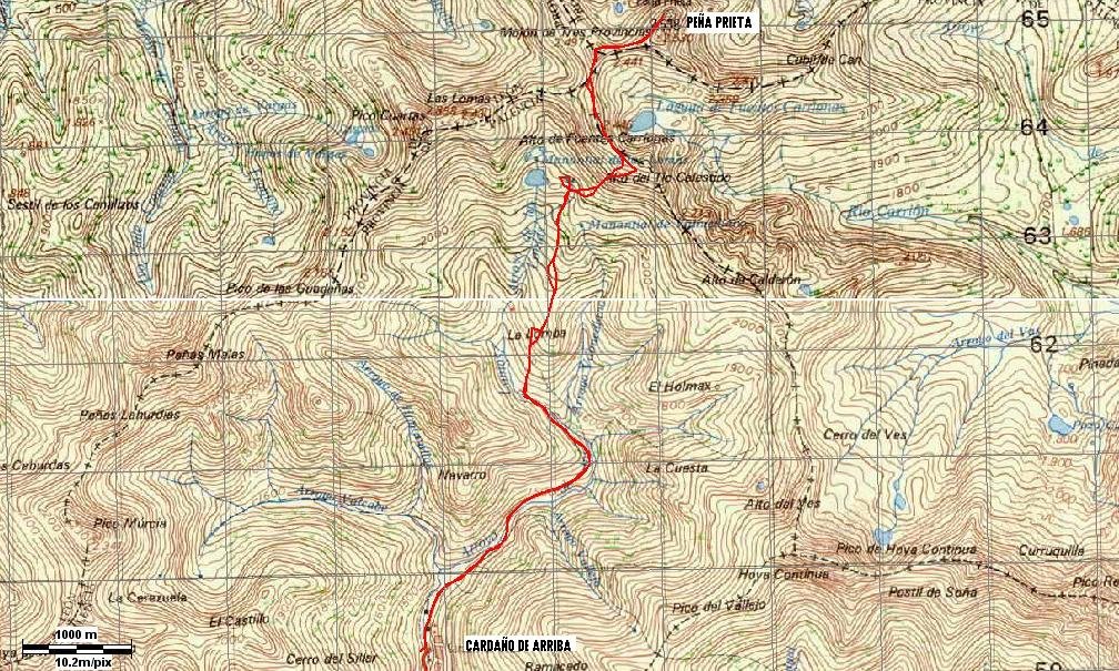 Peña Prieta, Cardaño de Arribatik