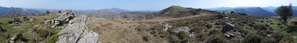 Bagobilleta tontorreko panoramika