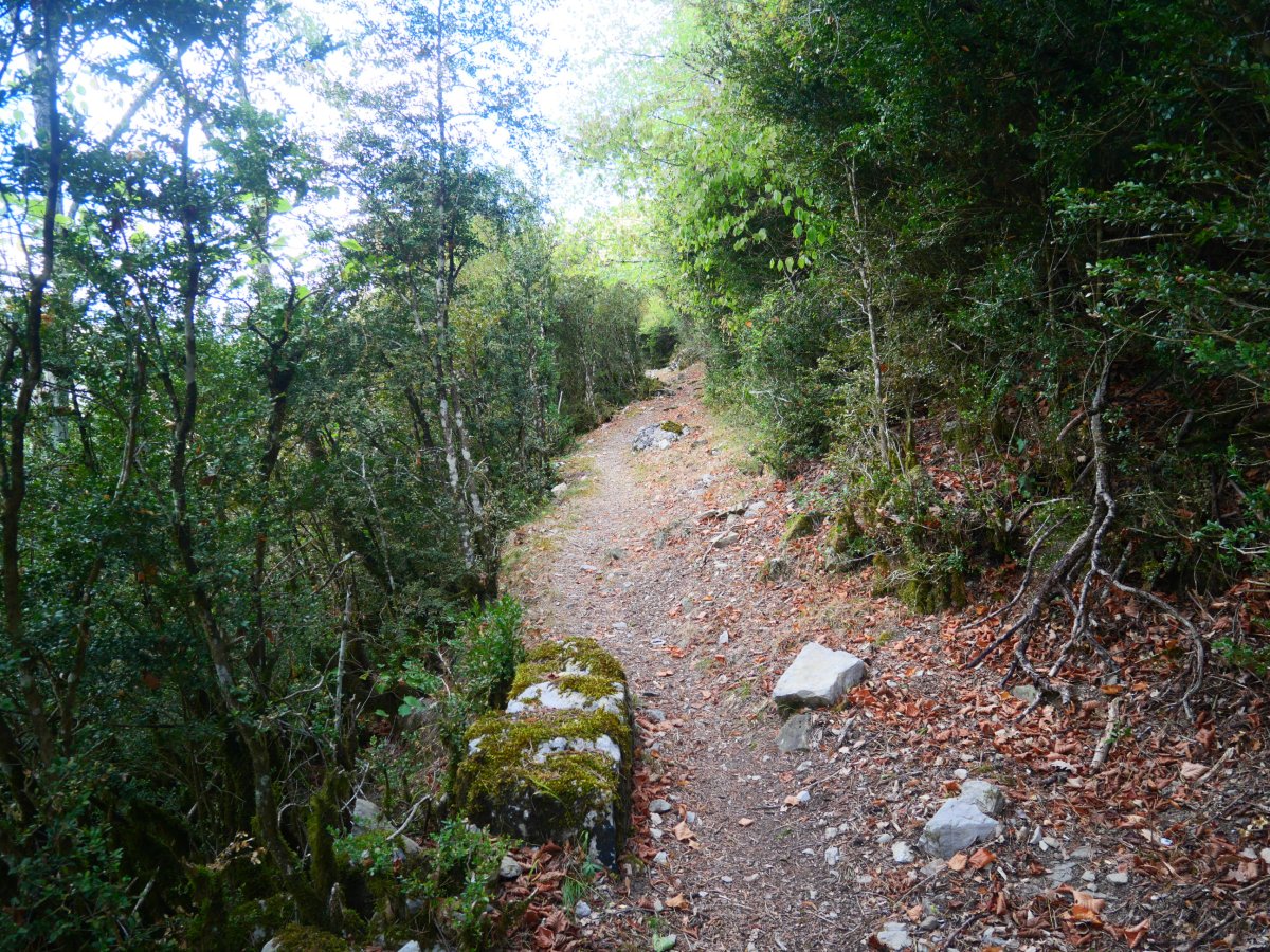 GR 321 ibilbidearen arrastoan sartuta, Urzainki aldean