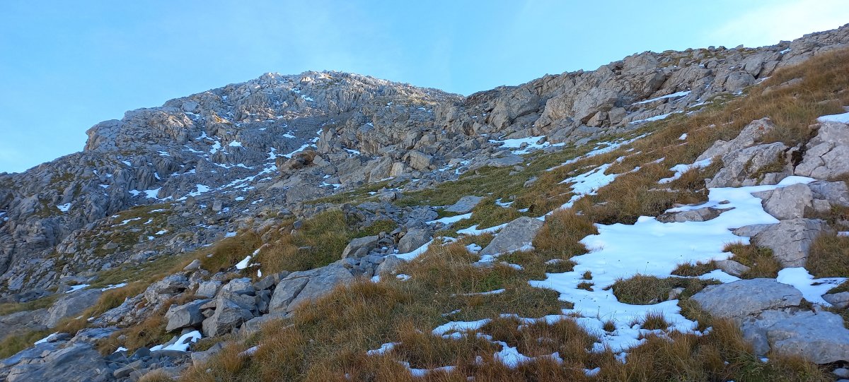 Llana de la Garganta (2599m) azken zatian
