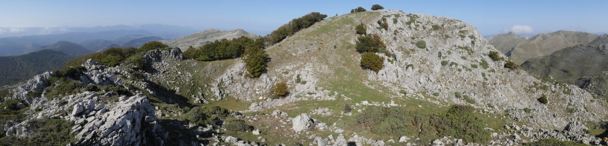 Hegoaldeko bizkarreko panoramika,  Putreaitzetik
