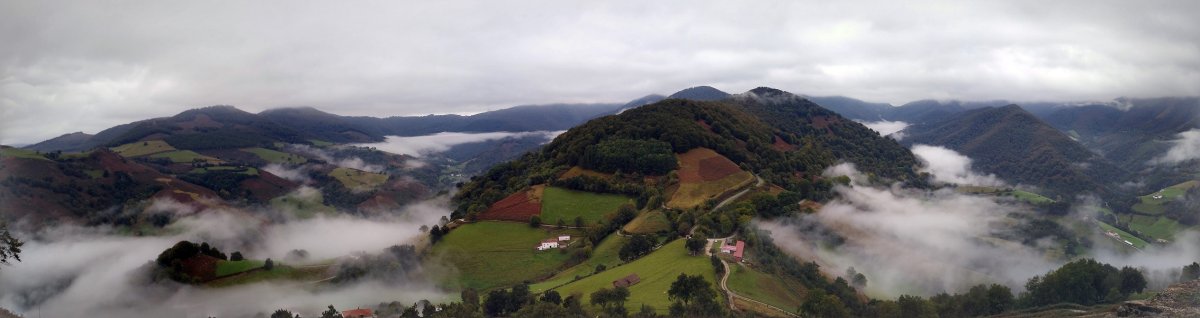 Ikuspegi zabala gailur ingurutik