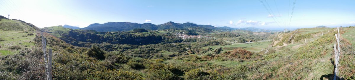 Zugaztieta eta inguruen ikuspegi zabala