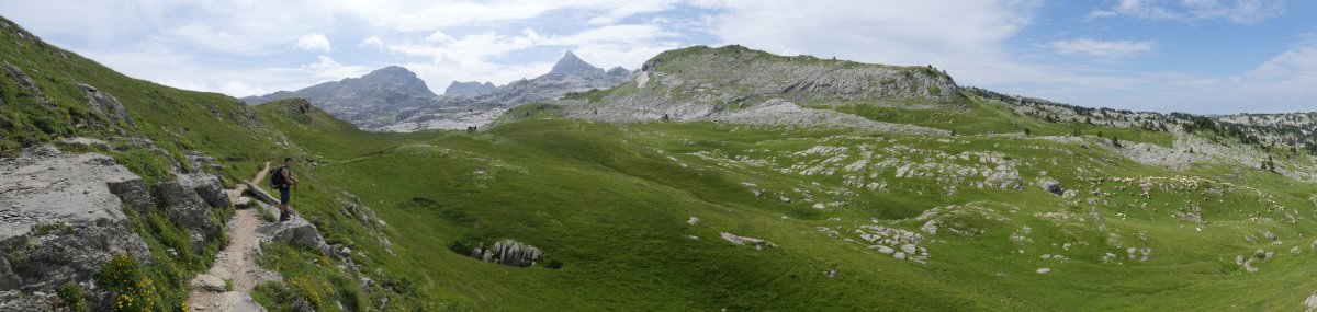 La Contienda aldeko ikuspegia, Arlas mendiaren magaletik