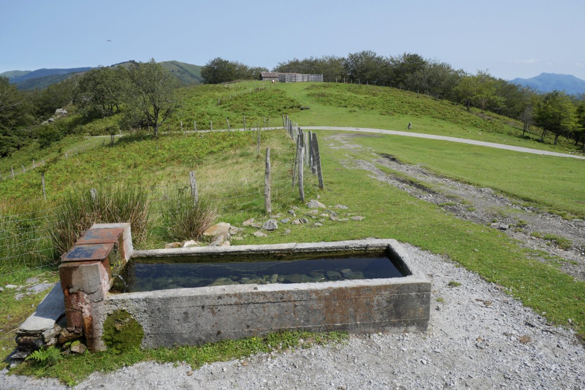 Soragetako iturria eta lepoa
