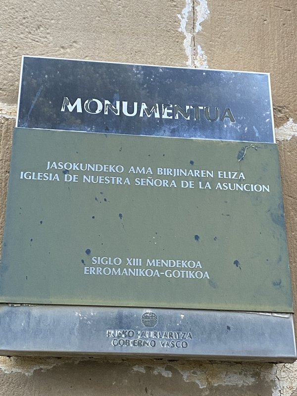 Jasokundeko Ama Birjinaren Eliza. Tuesta