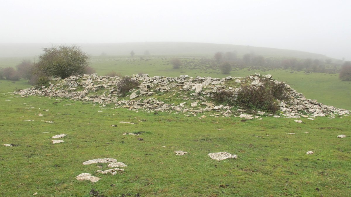 Ikomar ermitaren hondakinak, Andia