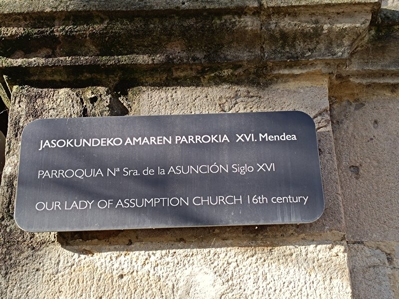 Jasokundeko Amaren Eliza. Aretxabaleta