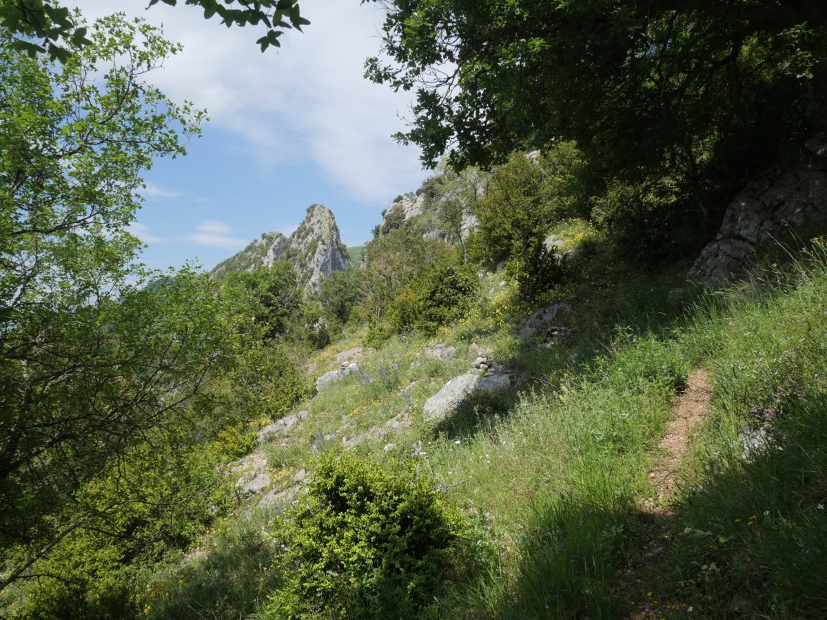 Haitz Txikiko lepora heltzen hegoaldetik