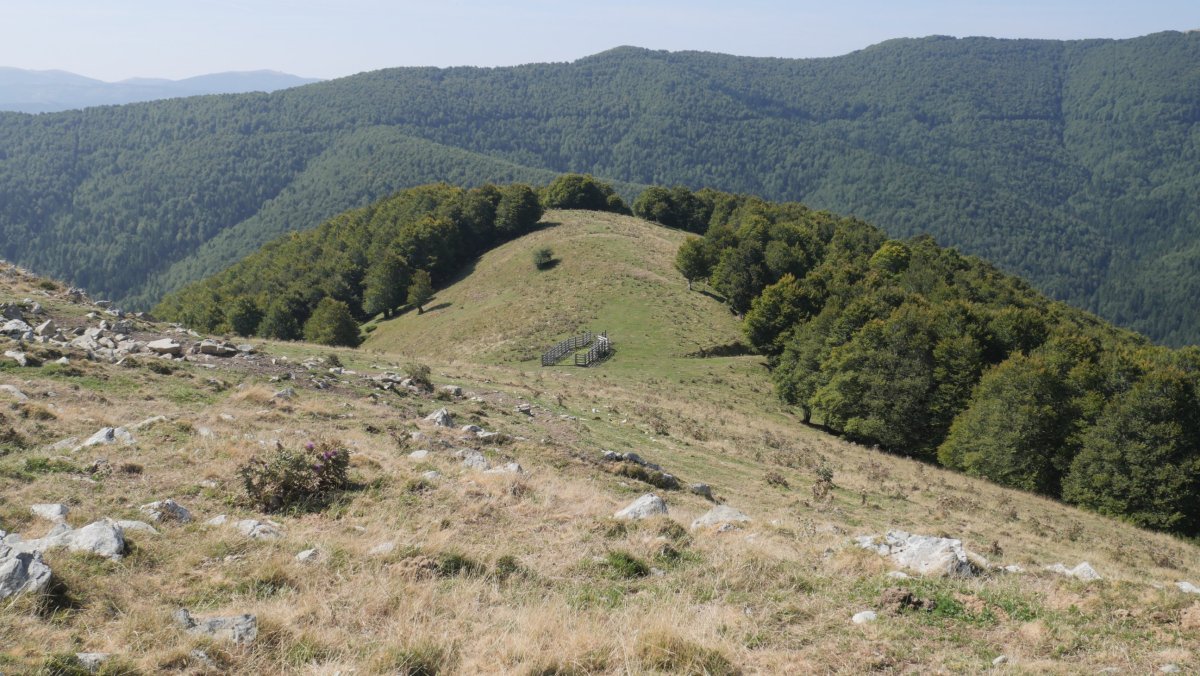 Santzen Bizkarra Muxumurruren hegoaldeko bizkarretik