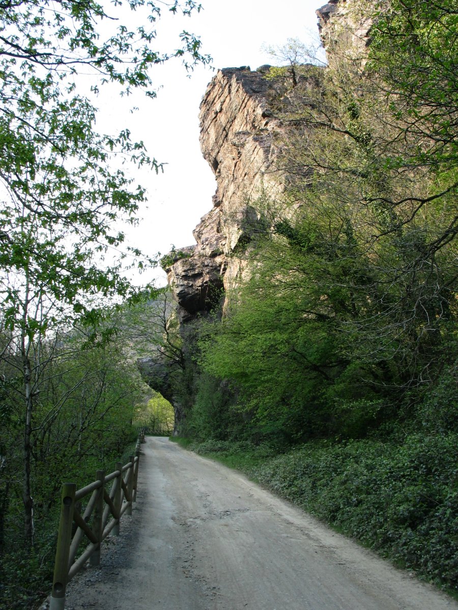 Plazaolako trenbide zaharreko pasarte bat