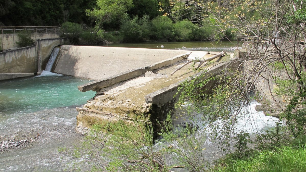 Gardeko Errotako presa, Erronkari