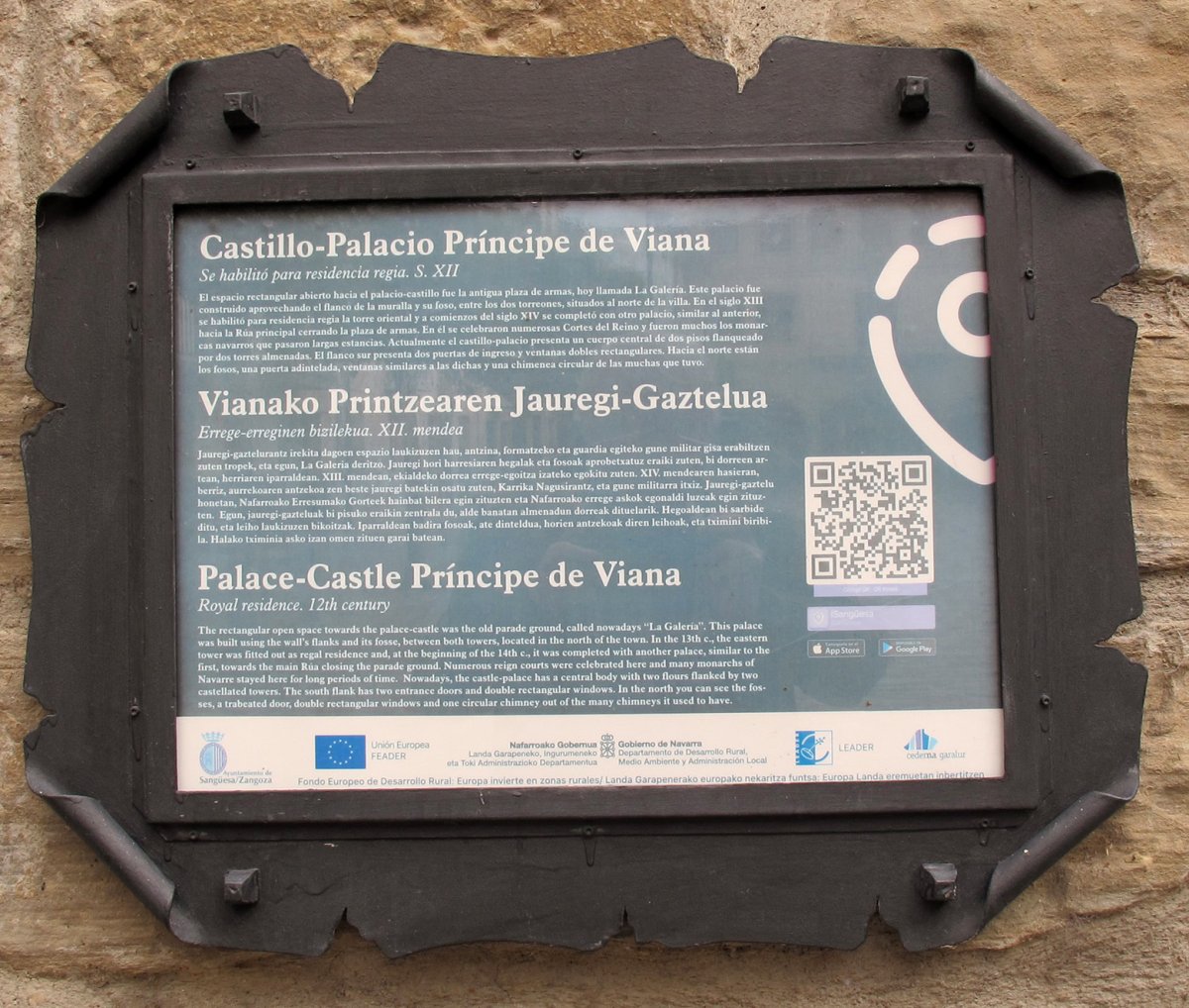 Principe de Viana, Zangoza