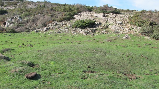 El Castillo etxola hondoa, Andia